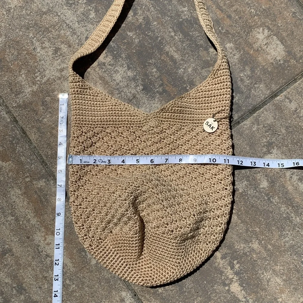 Classics The Sac Hobo Crochet Bag in cream color - Picture 10 of 10